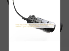 Pannello montato USB RJ45 connettore impermeabile presa di rete sistema di apparecchiatura cristallina