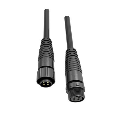 comprare M12 esterno impermeabile maschio femmina connettore docking cavo di alimentazione testa inversa online manufacture