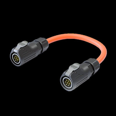 comprare LP20 connettore di alimentazione a 7 nuclei saldato impermeabile con presa femminile a flangia online manufacture