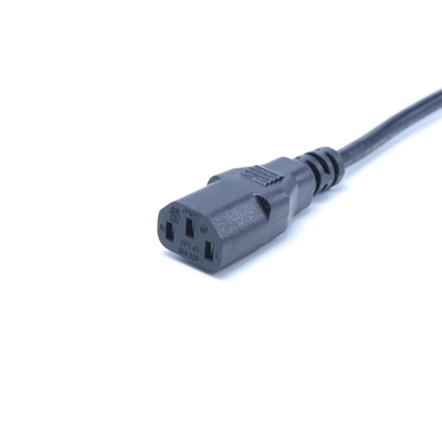 comprare Cordo di alimentazione a 3 pin nero certificato UL NEMA 5-15P a IEC C13 fabbricazione online