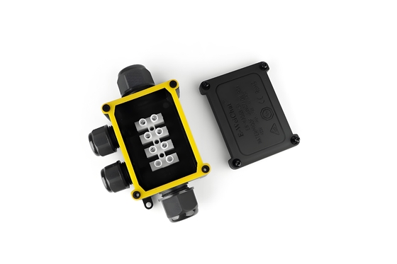comprare Casella di giunzione impermeabile IP68 - tipo di ghiandola di trasmissione del cavo 1-in-3-out per linee di alimentazione dati fabbricazione online