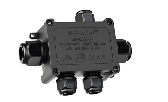 comprare Waterproof Junction Box Integrated 1in4Out Splitter Enclosure for Outdoor Wiring IP68 fabbricazione online