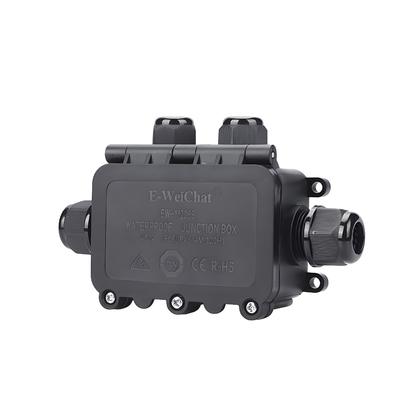 comprare Waterproof Junction Box 1In3Out IP68 Rated Die-Cast Aluminum Direct Through-Wire fabbricazione online