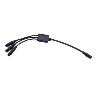 Tipo Y IP68 M12 connettore a cavo impermeabile 1 minuto 2 / 1 lampada
