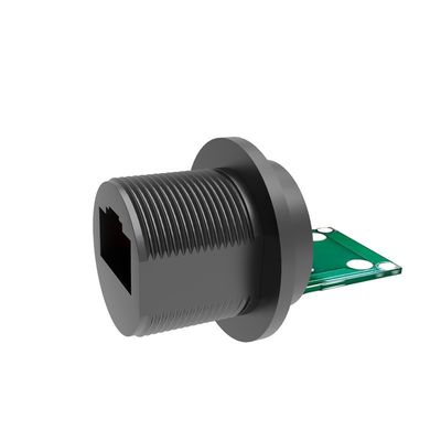 RJ45 M20 pannello connettore di segnale impermeabile con testa cristallina adattatore di rete industriale