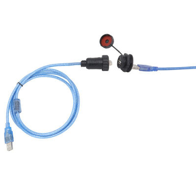 Collegatore di segnale impermeabile USB con classificazione impermeabile IP67, tensione di funzionamento di 125V e presa impermeabile a 1000 inserzioni
