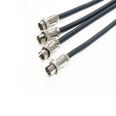 GX16 connettore di dati resistente all'acqua maschio saldato con presa aerea metallica a 6 fili