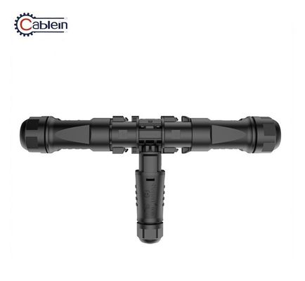IP68 40A Pannello di connetto idraulico ad alta corrente per dati montato Quick Plug Tee Adapter