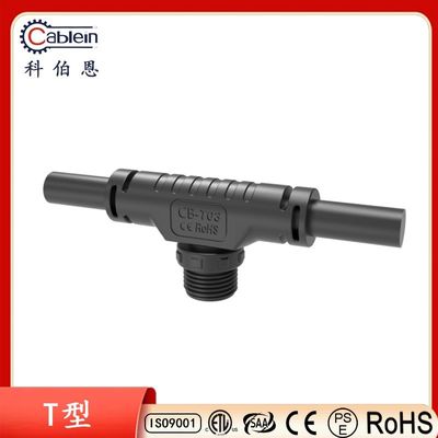 M16 gomma T Tee rivestito LED connettore impermeabile 15A Street Lamp Module Court Light