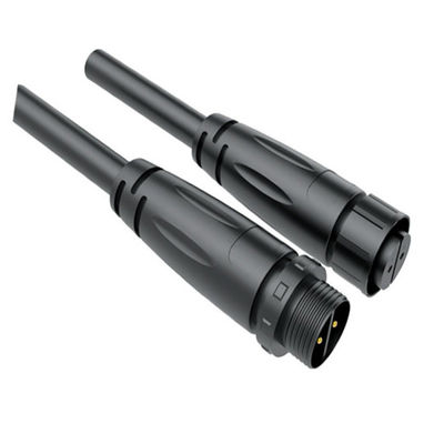 Connettore maschio femmina impermeabile con corrente nominale massima di 25A, tensione di isolamento di 3KV e materiale in nylon PA66