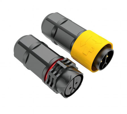Connettore per dati di saldatura / avvitamento impermeabile IP68 con capacità di corrente elevata 40A