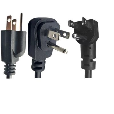 Stagno di messa a terra standard 10A 250V 3 pin 3 prong connessione del cavo di alimentazione