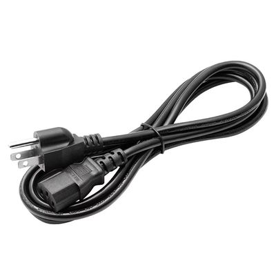 ETL & TUV Standard Black Power Cord Plug Connection PVC Jacket incluso